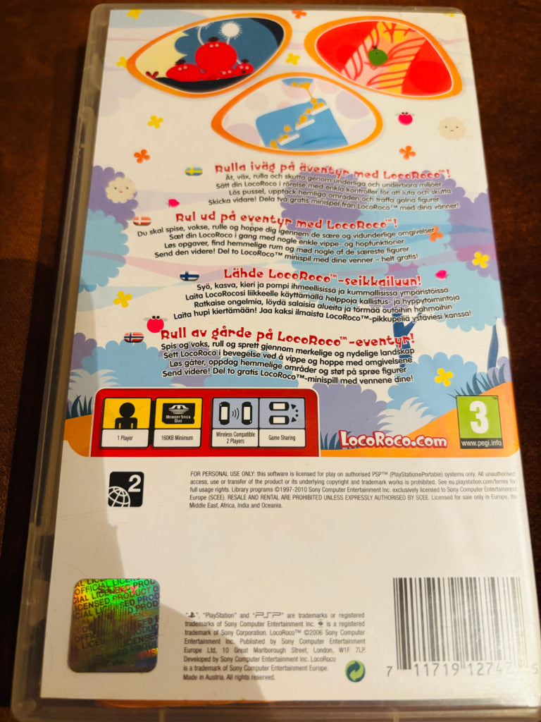 LocoRoco. PSP.