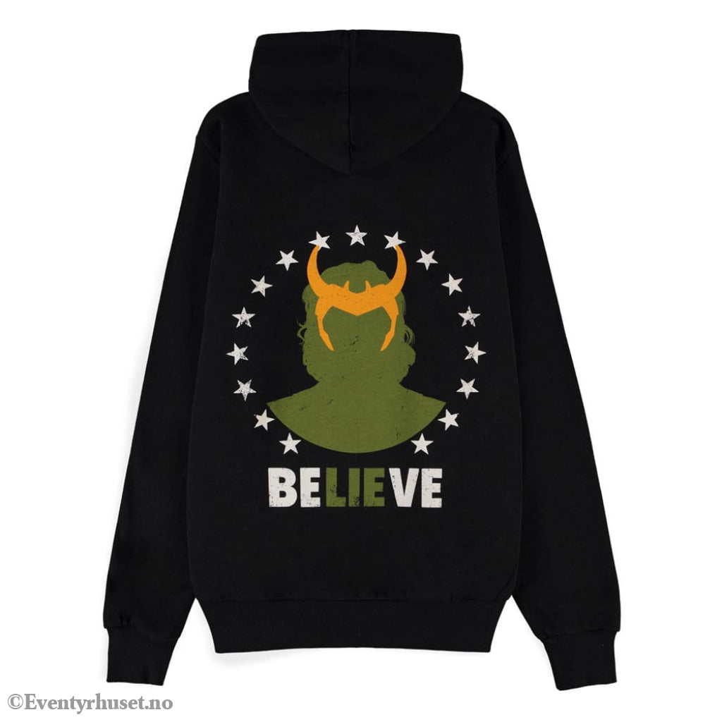 Loki Zipper Hoodie Believe Size L Fashion & Accessories