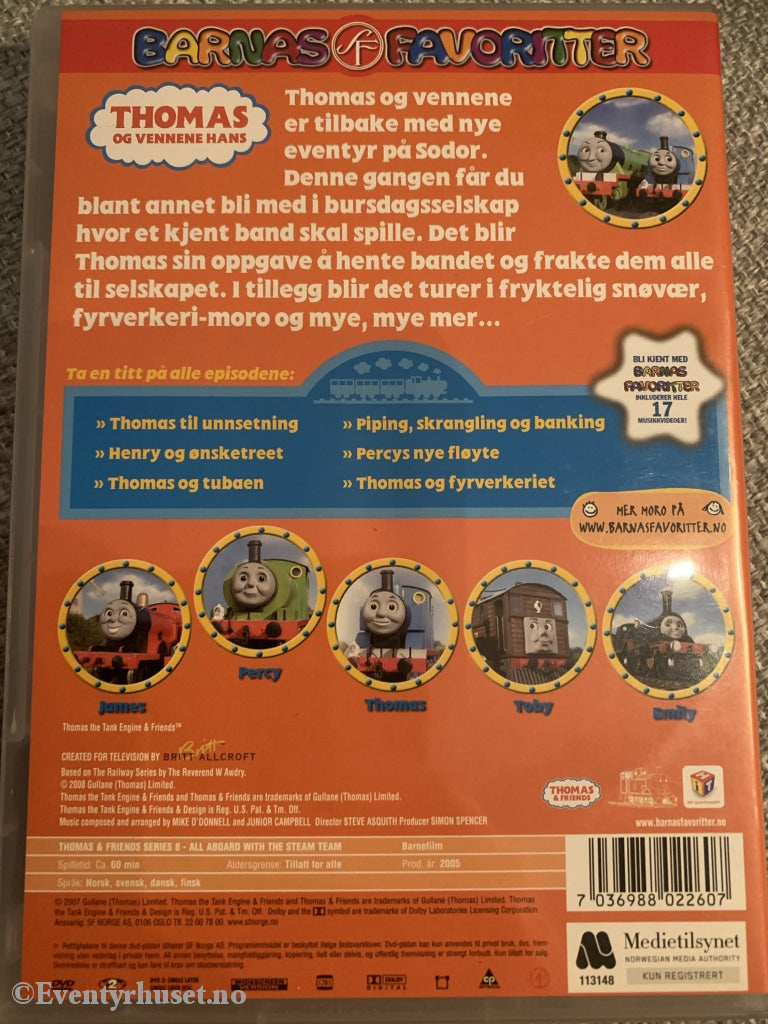 Lokomotivet Thomas. 2005. Klar For Avgang. Dvd. Dvd