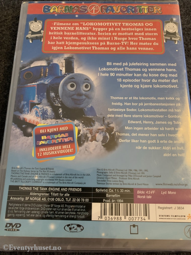 Lokomotivet Thomas Feirer Jul. 1994. Dvd Ny I Plast!