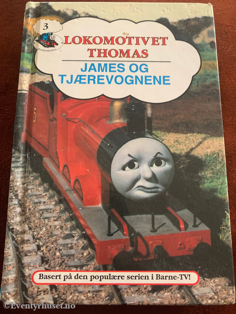 Lokomotivet Thomas. James og tjærevognene. 1989. Bok.