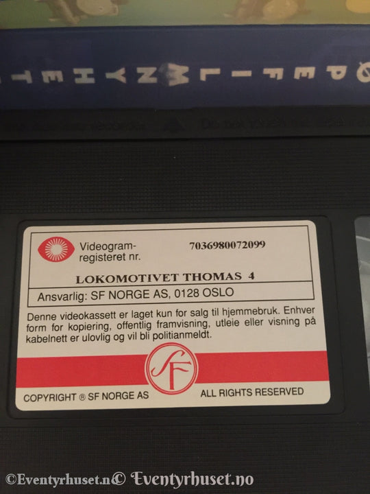 Lokmotivet Thomas. Thomas Kommer Til Frokost. 1994. Vhs. Vhs