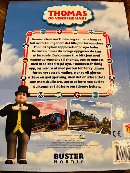 Lokomotivet Thomas Og De Travle Lokomotivene. Stor Bok. 2017. Fortelling