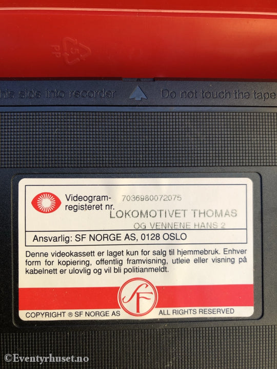 Lokomotivet Thomas Og Vennene Hans 2. 1994. Vhs. Vhs