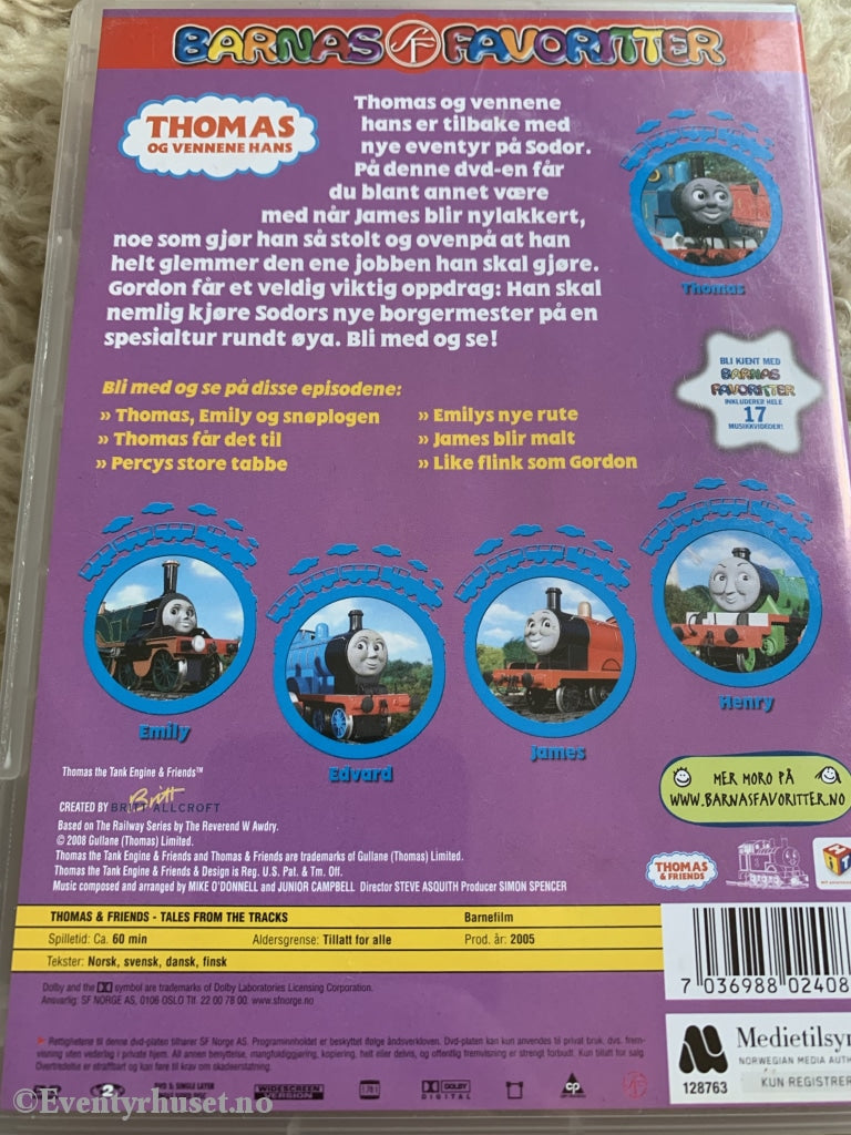 Lokomotivet Thomas Og Vennene Hans. 2005. Fortellinger Fra Sporet. Dvd. Dvd