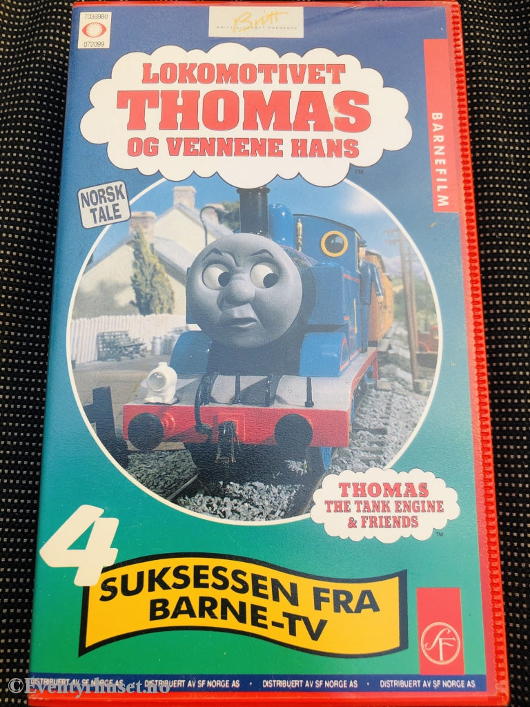 Lokomotivet Thomas Og Vennene Hans 4. 1994. Vhs. Vhs