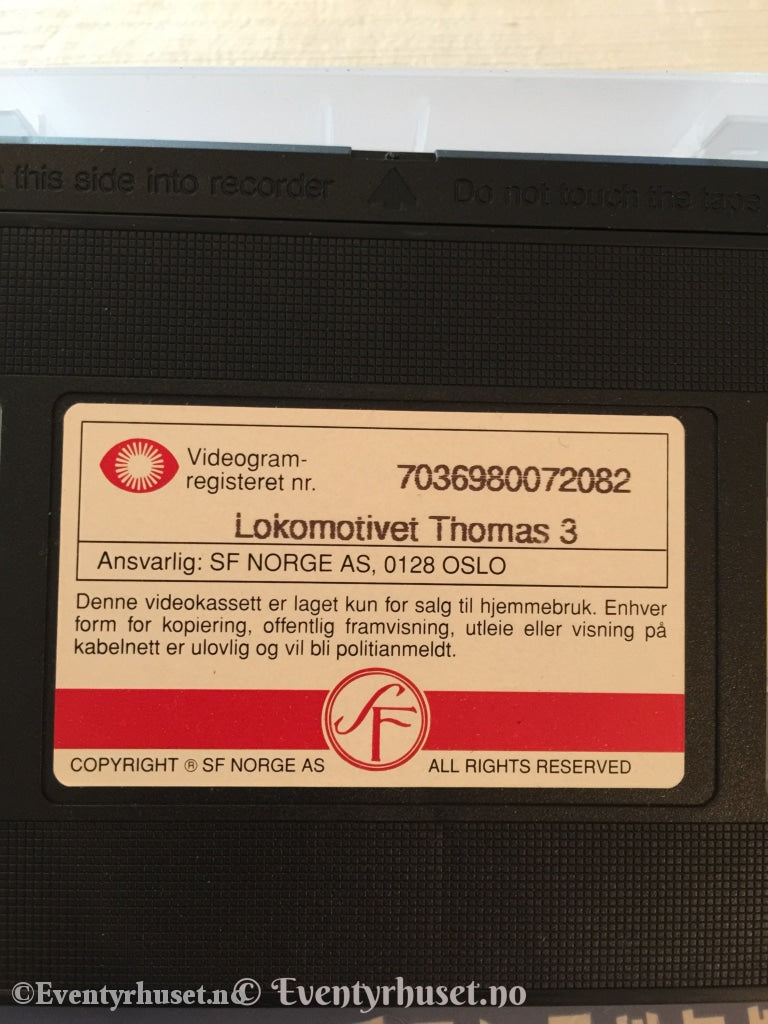 Lokmotivet Thomas Og Vennene Hans. En Venn I Nøden. Vhs. Vhs