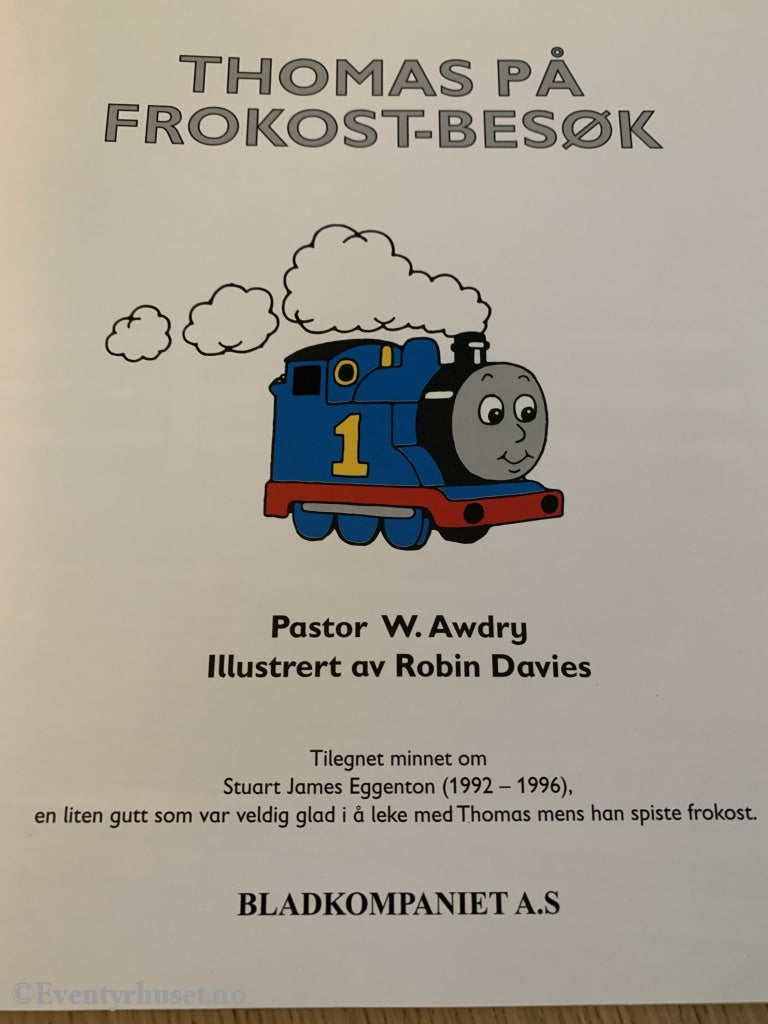 Lokomotivet Thomas På Frokost-Besøk. 1992-96. Fortelling