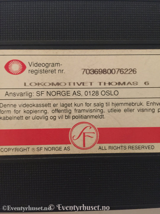 Lokmotivet Thomas. Thomas Percy Og Posttoget. 1994. Vhs. Vhs