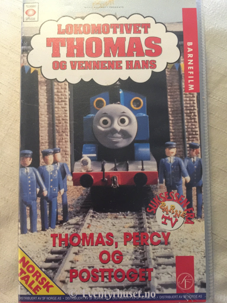 Lokmotivet Thomas. Thomas Percy Og Posttoget. 1994. Vhs. Vhs