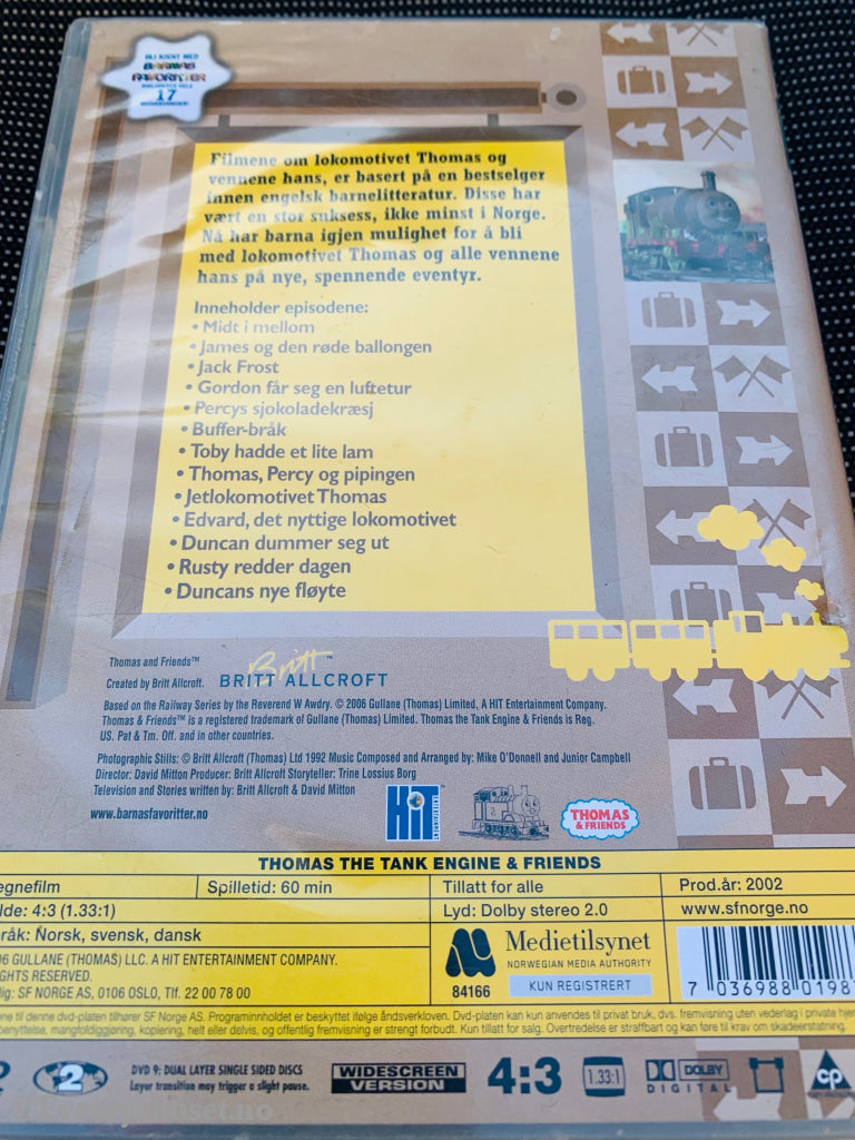 Lokomotivet Thomas. Percys Skjokoladekræsj. Dvd. Dvd
