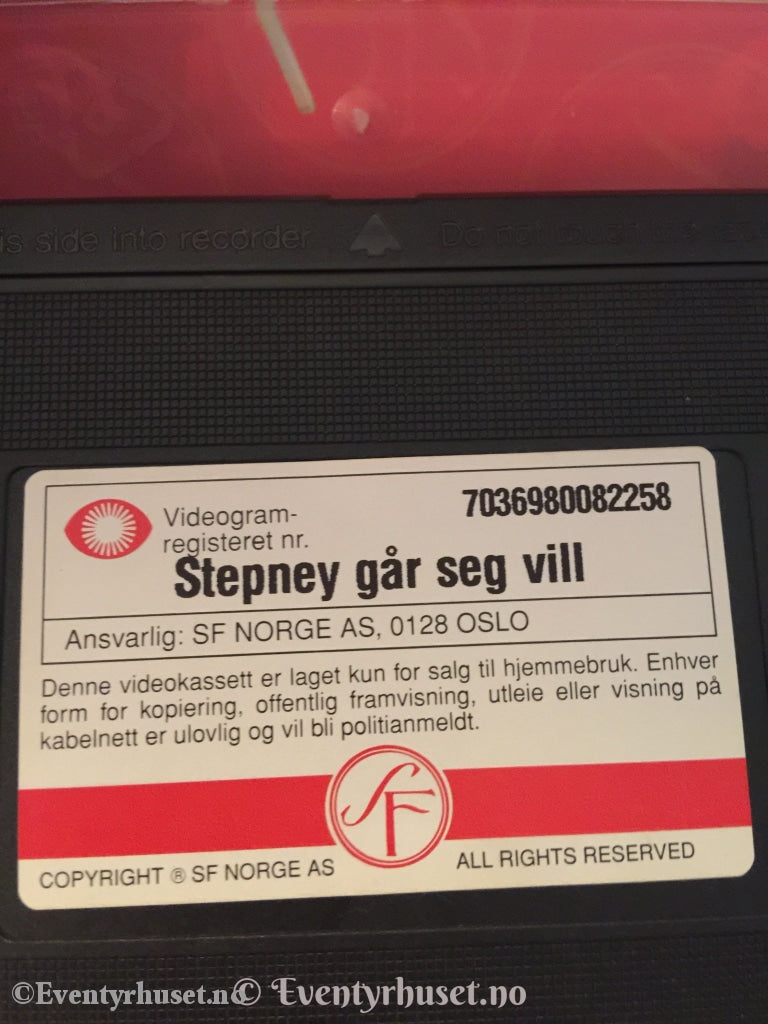 Lokmotivet Thomas. Stepney Går Seg Vill. 1994. Vhs. Vhs