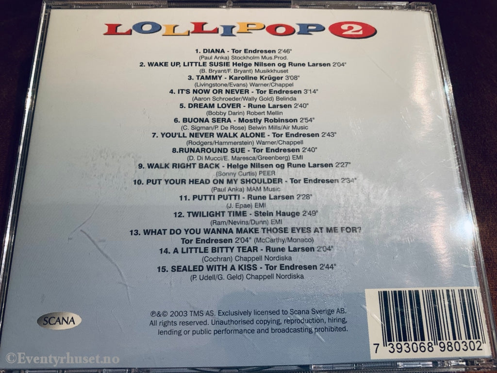 Lollipop 2. Cd. Cd