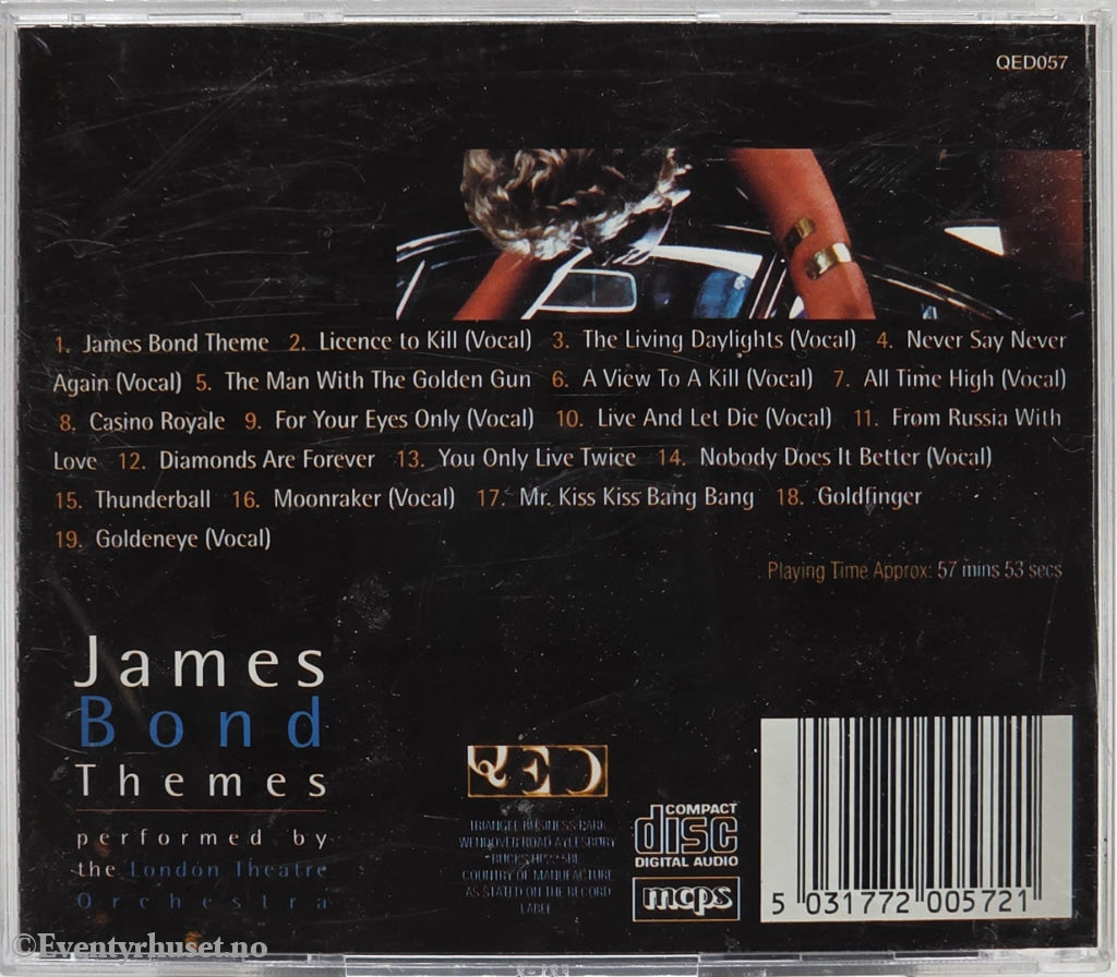 London Theatre Orchestra. 1995. James Bond Themes. Musikk-CD.