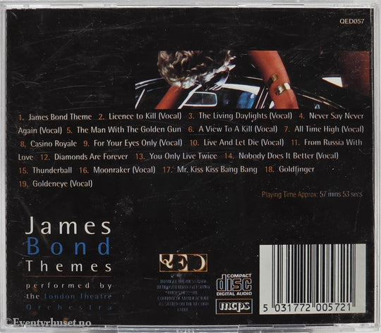 London Theatre Orchestra. 1995. James Bond Themes. Musikk-CD.