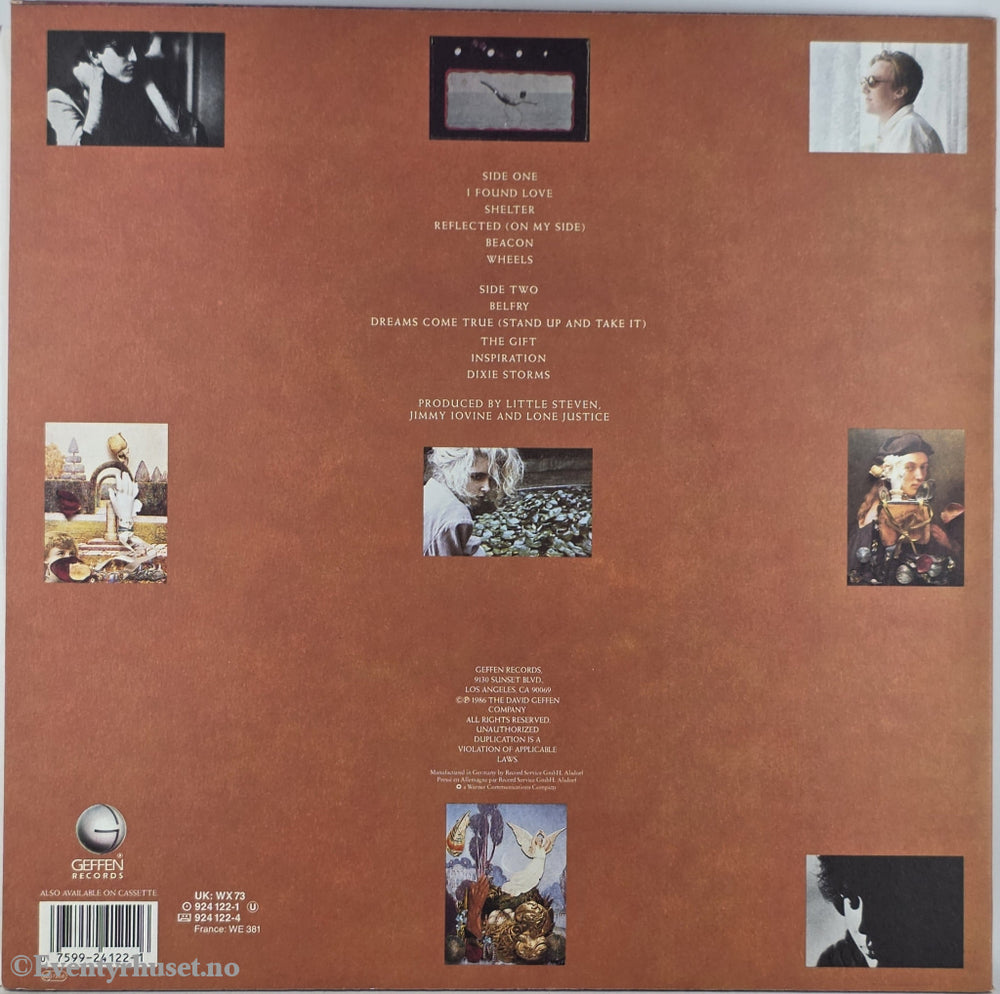 Lone Justice. 1986. Shelter . LP.