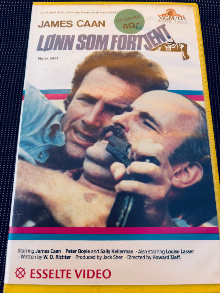 Lønn som fortjent. 1973/82. VHS Big Box. VHS