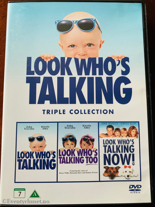 Look Who´s Talking Triple Collection. Dvd Samleboks.