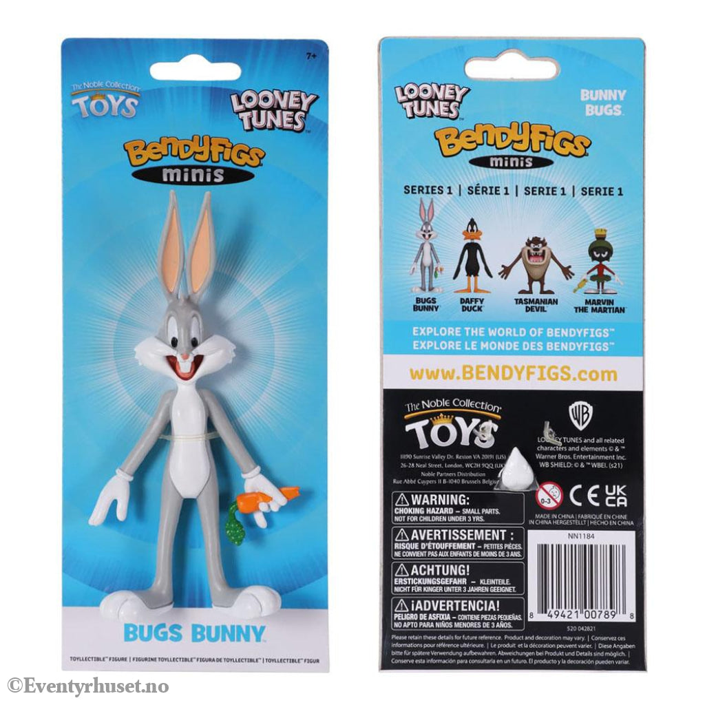 Looney Tunes Bendyfigs Bendable Figure Bugs Bunny 14 cm Toys