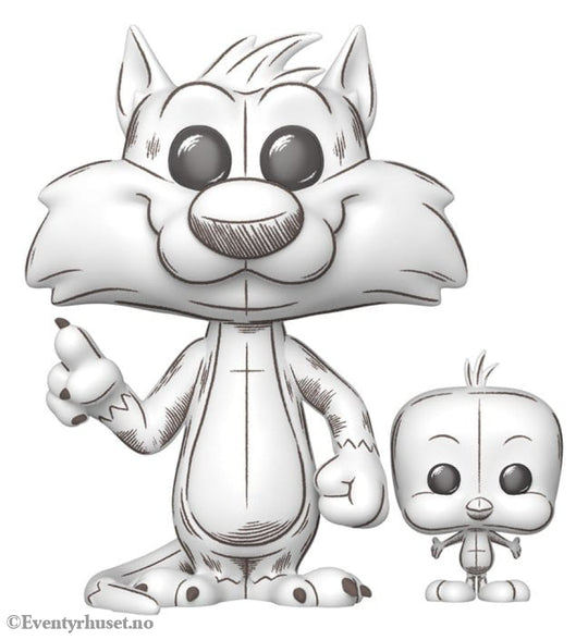 Looney Tunes POP!&Buddy Animation Vinyl Figure Sylvester&Tweety 9 cm Collectibles