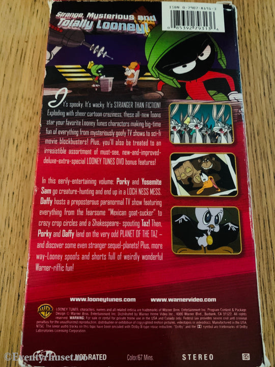 Looney Tunes: Stranger Than Fiction (1997). VHS slipcase.