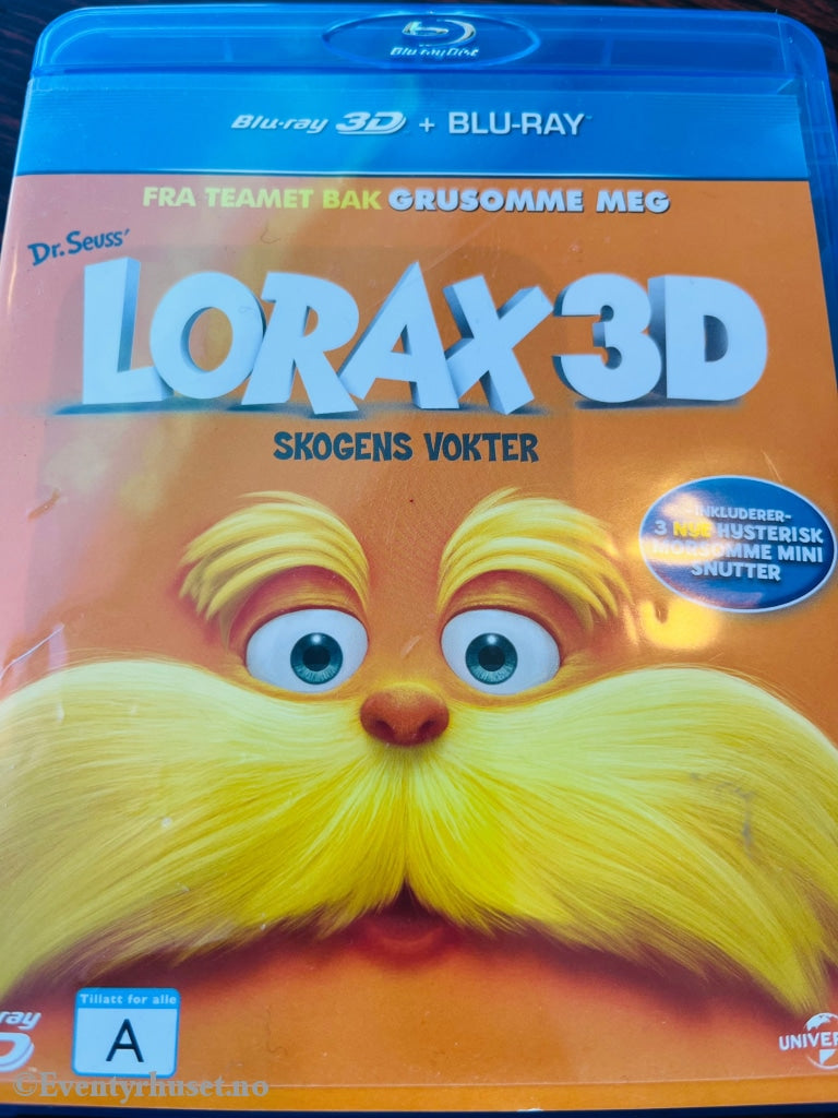 Lorax 3D - Skogens Vokter. Blu-Ray + Blu-Ray. Blu-Ray Disc