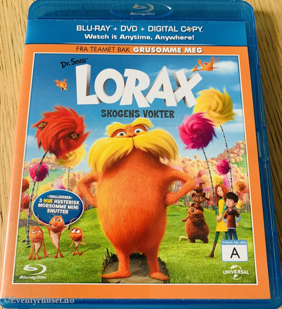 Lorax - Skogens Vokter. Blu-Ray + Dvd. Blu-Ray Disc