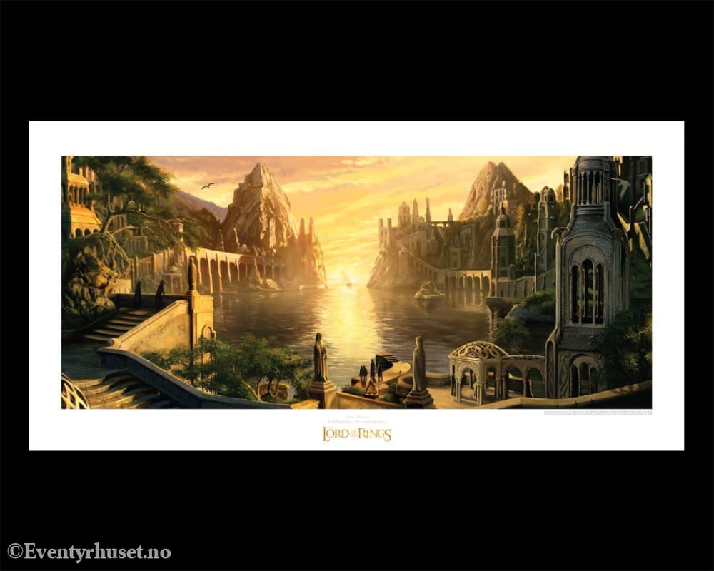Lord of the Rings Art Print The Grey Havens 59 x 30 cm Home & Gifts