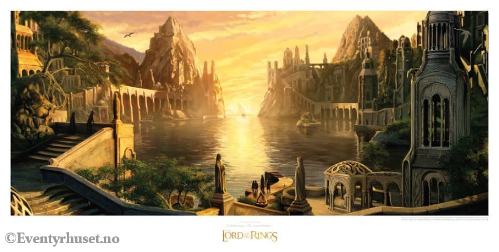 Lord of the Rings Art Print The Grey Havens 59 x 30 cm Home & Gifts
