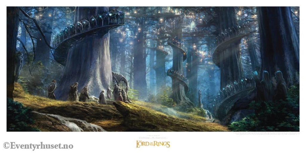 Lord of the Rings Art Print Lothlorien 59 x 30 cm Home & Gifts