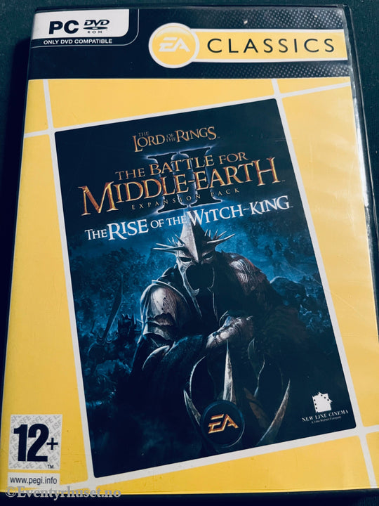 Lord Of The Rings - Battle For Middle - Earth Ii. Rise Of Witch King Expansion Pack. Pc - Spill. Pc