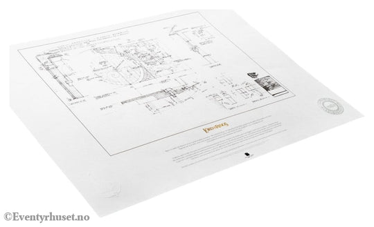 Lord of the Rings Blueprint Art Print The Grey Havens 59 x 42 cm Home & Gifts