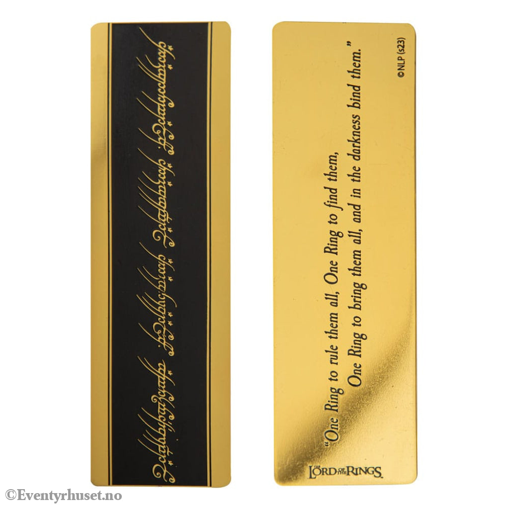 Lord of the Rings Bookmark One Ring 14 x 4 cm Home & Gifts