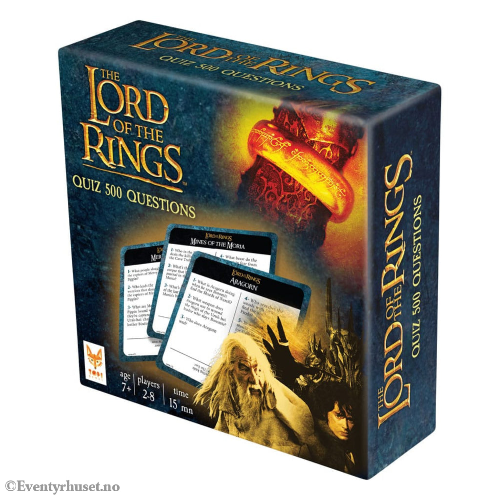 Lord of the Rings Card Game Quiz 500 Questions *English Version* Games