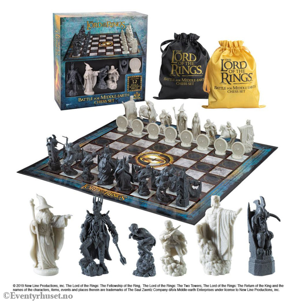 Lord of the Rings Chess Set Battle for Middle Earth Games