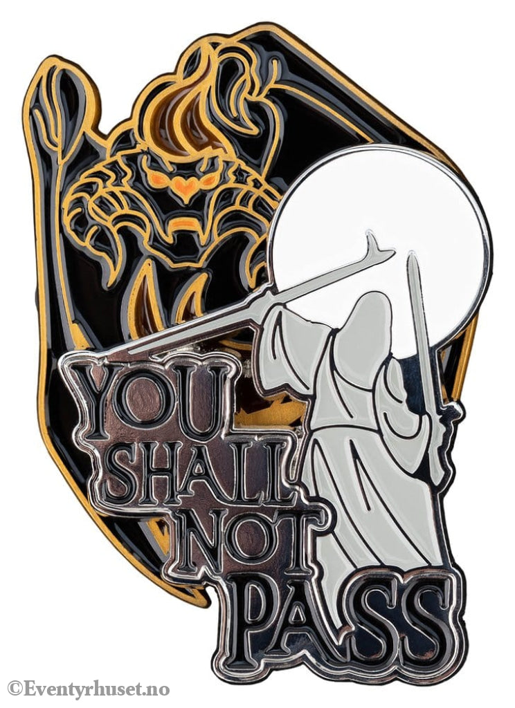 Lord of the Rings Collectors Pins 2-Pack You Shall Not Pass 8 cm Fashion & Accessories