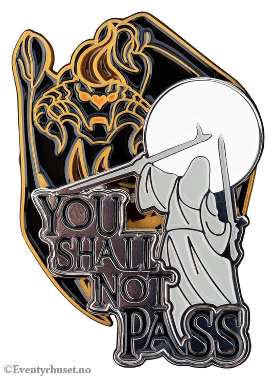 Lord of the Rings Collectors Pins 2-Pack You Shall Not Pass 8 cm Fashion & Accessories