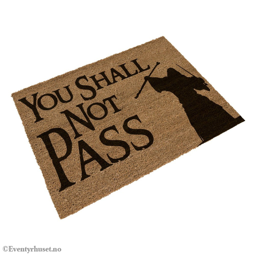 Lord of the Rings Doormat You Shall Not Pass 60 x 40 cm Home & Gifts