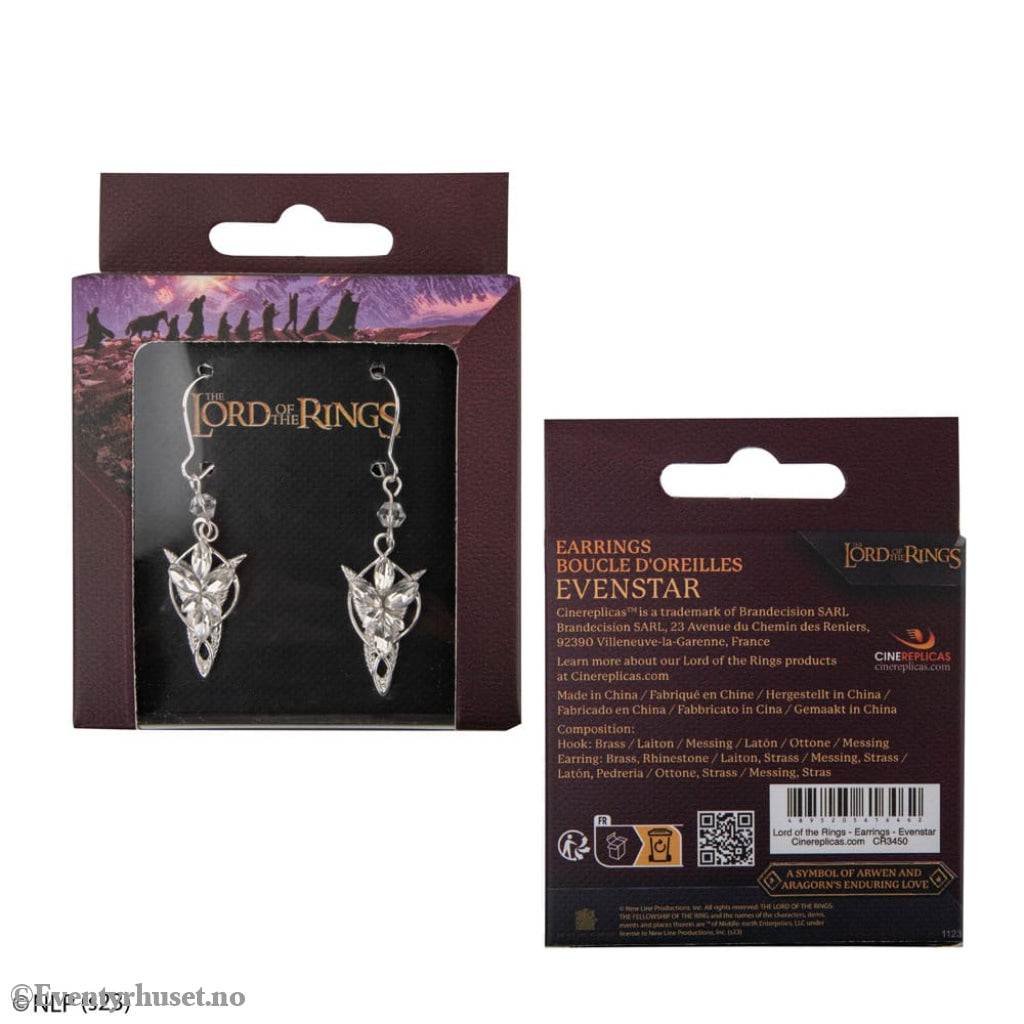 Lord of the Rings Earrings Evenstar Fashion & Accessories