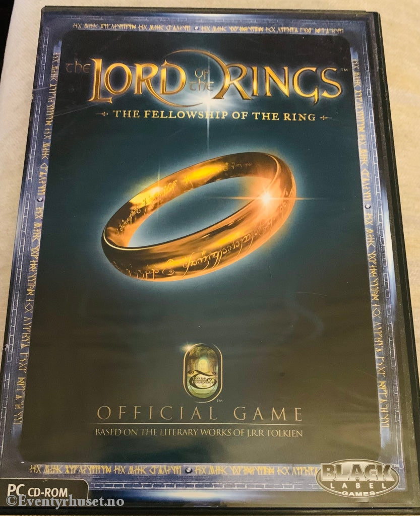 Lord Of The Rings - The Fellowship Ring. Pc-Spill. Pc Spill