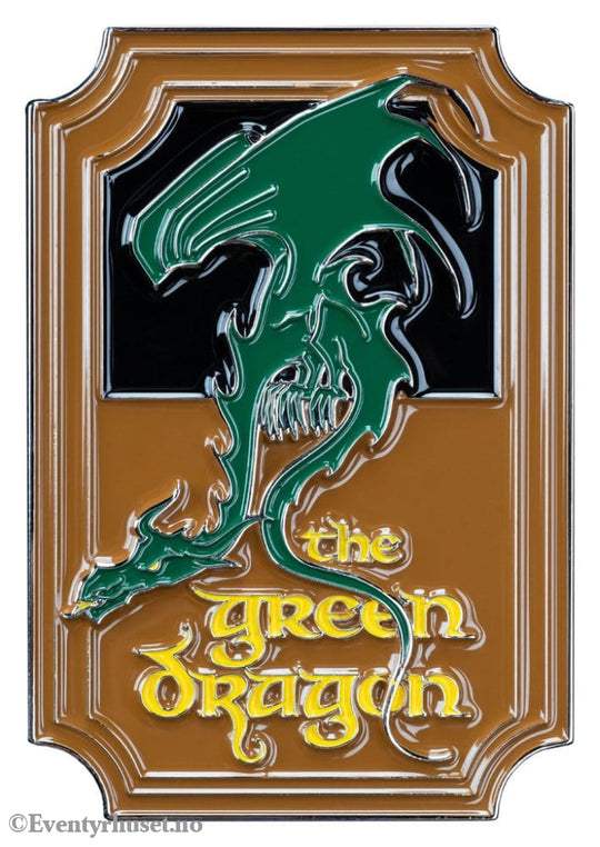 Lord of the Rings Magnet The Green Dragon (Enamel) 7 cm Home & Gifts