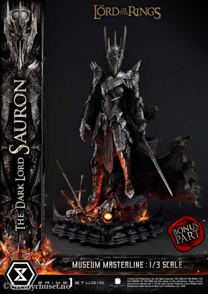 Lord of the Rings Museum Masterline Series Statue 1/3 The Dark Lord Sauron Bonus Version 117 cm Collectibles