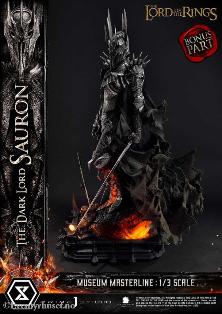 Lord of the Rings Museum Masterline Series Statue 1/3 The Dark Lord Sauron Bonus Version 117 cm Collectibles
