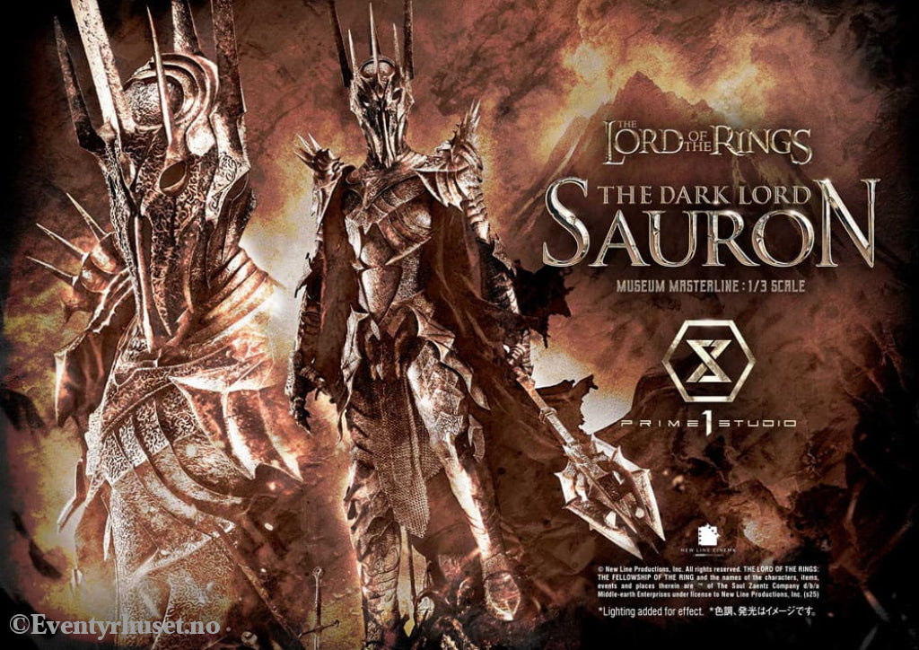 Lord of the Rings Museum Masterline Series Statue 1/3 The Dark Lord Sauron Bonus Version 117 cm Collectibles