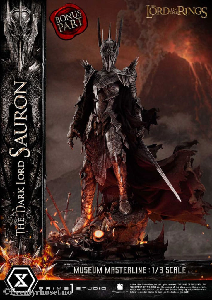 Lord of the Rings Museum Masterline Series Statue 1/3 The Dark Lord Sauron Bonus Version 117 cm Collectibles