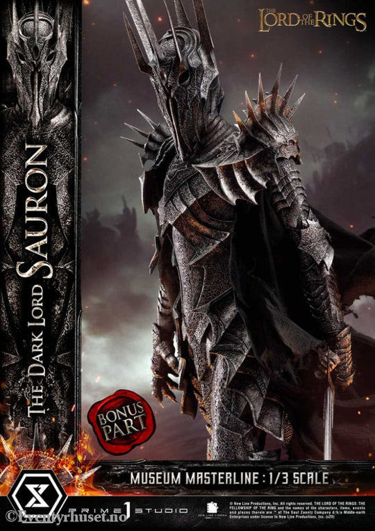 Lord of the Rings Museum Masterline Series Statue 1/3 The Dark Lord Sauron Bonus Version 117 cm Collectibles