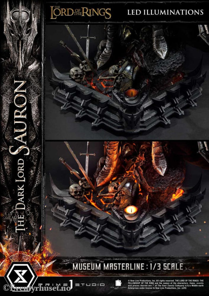 Lord of the Rings Museum Masterline Series Statue 1/3 The Dark Lord Sauron Bonus Version 117 cm Collectibles