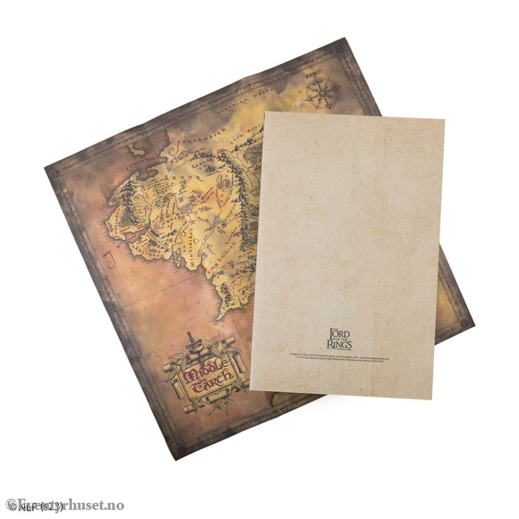 Lord of the Rings Notebook Map of Middle Earth Home & Gifts