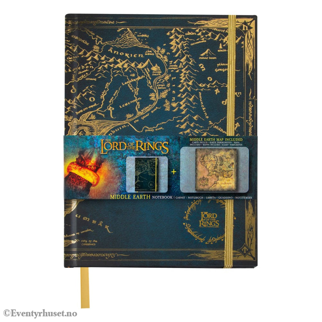 Lord of the Rings Notebook Map of Middle Earth Home & Gifts
