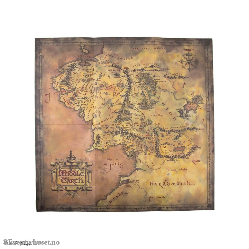 Lord of the Rings Notebook Map of Middle Earth Home & Gifts